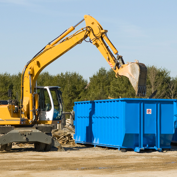 what size residential dumpster rentals are available in Shaft Maryland